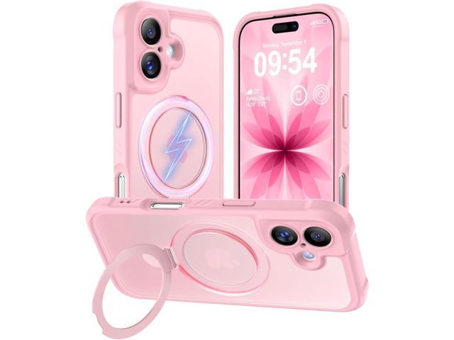 SOEWIOU Design for iPhone 17 Case Compatible with Magsafe [Premium Invisible Magnetic Ring Stand] [Military Drop Protection] Full Camera Guard...