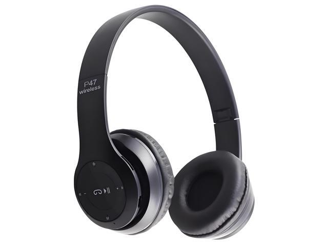 SOEWIOU Hybrid Noise Cancelling Headphones, Wireless Bluetooth, Mic, Deep Bass, Soft Earpads, Fast Charging, Transparent Modes