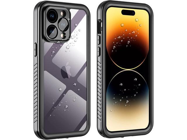 SOEWIOU for iPhone 14 Pro Case Waterproof, Shockproof Bumper Case with Built-in Screen Protector, Dustproof Anti-Scratch Anti-Stain Phone Case for...
