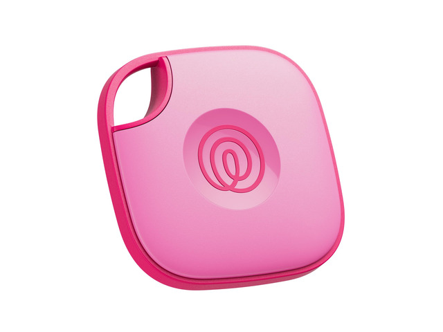 Tile - Bluetooth Tracker, Keys Finder and Item Locator for Keys, Bags and More. Phone Finder. Both iOS and Android Compatible. 1-Pack (Pink Punch)