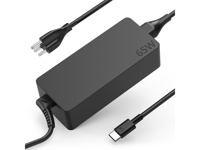 Replacement for 65W Lenovo Laptop Charger USB C Compatible with Lenovo ThinkPad T480s T580s T490 E480 E580 Chromebook C330 S330 100e 300e 500e,Yoga...