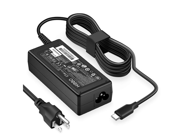 Charger Compatible with HP Laptop Chromebook 65W 45W USB C Power Adapter For HP Laptop Charger and All 65W USB Type C Power Supply Adapter Cord