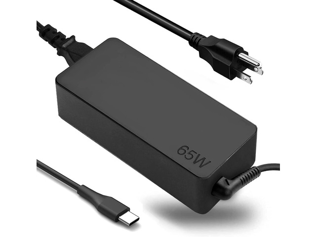 Fepprry 65W USB C Laptop Charger Compatible with Lenovo Thinkpad/Yoga/Chromebook, ADLX65YDC2A Replacement for Lenovo Laptop Charger