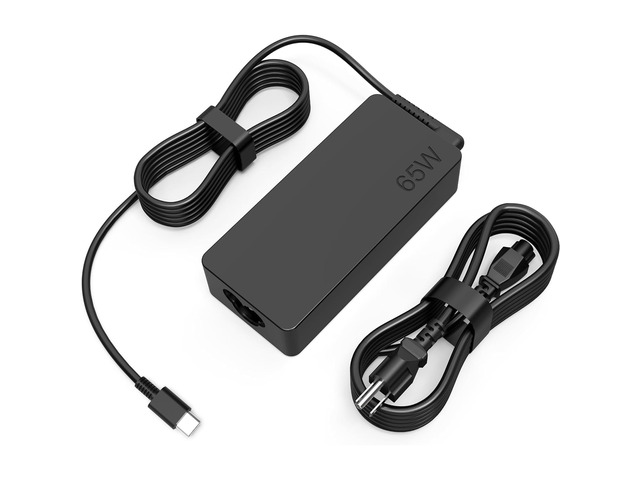 65W USB C Laptop Charger Compatible with Lenovo ThinkPad X1 X13 T14 T15 E14 E15 T480s T490 E480 Yoga 7i 9i Thinkbook 13s 14 15 16 Plus G4 65W 45W...
