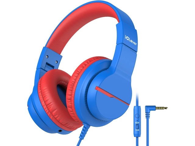 ViewSonic HS19 Kids Headphones for School, Over-Ear for Toddler Boys Girls SafeSound Tech, HD Mic Stereo Sound, Kids Headphones with Cord,...