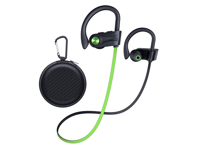 Bluetooth Headphones, Wireless Earbuds with 16 Hrs Playtime for Gym Bluetooth 5.3 Headphones with Stereo Bass, Lightweight Running Headsets with...