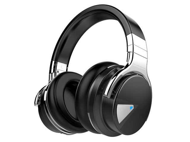 E7 Active Noise Cancelling Headphones Wireless Bluetooth Headphone with Microphone Deep Bass Over Ear, Comfortable Protein Earpads, 30 Hours...
