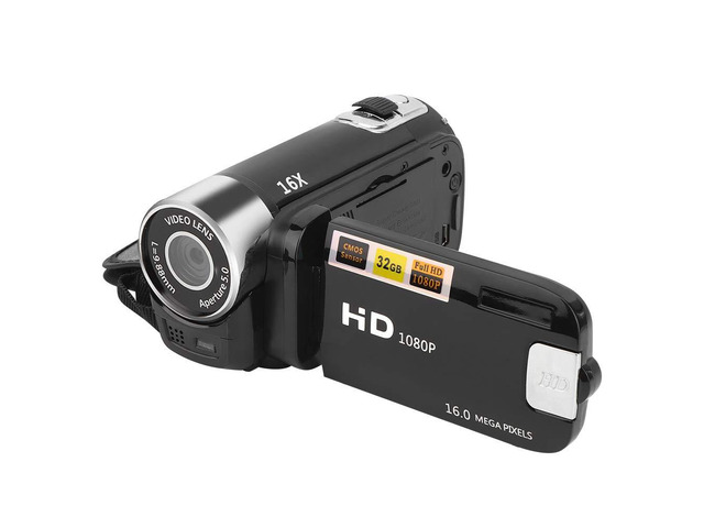 Retro Camcorder 16X Zoom, Video Camera for Teens Beginners 6MP, 2.7' screen, 128GB SD support, built-in mic & speaker, lightweight, vlogging &...