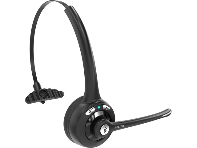 10X Bluetooth Computer Headset, On-Ear Single Ear Wireless Headset With Noise Canceling Mic for Computer/Laptop/Call Center/Truck Driver, Works...