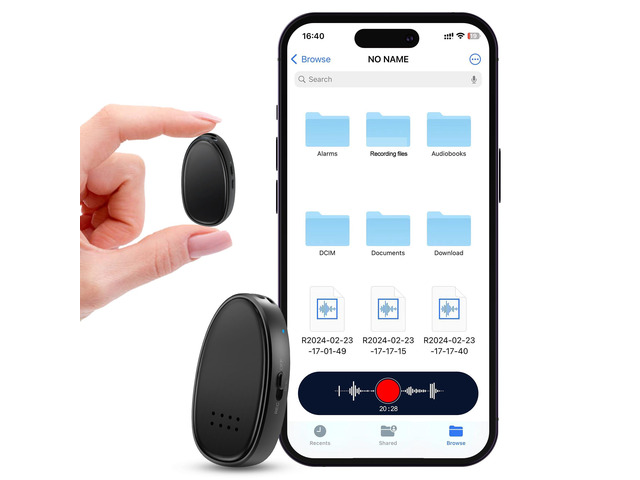 128GB (9860 Hours) Digital Voice Recorder- 3072kbps Recording Device with DSP Noise Reduction, MP3 Playback Audio Recorder Built-in Speaker for...