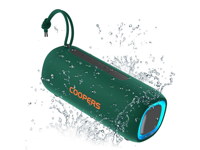 Portable Bluetooth Speaker, Wireless Bluetooth Speaker with Clear Loud Stereo Sound, IPX5 Waterproof Speakers with RGB Lights, BT5.3, Long...