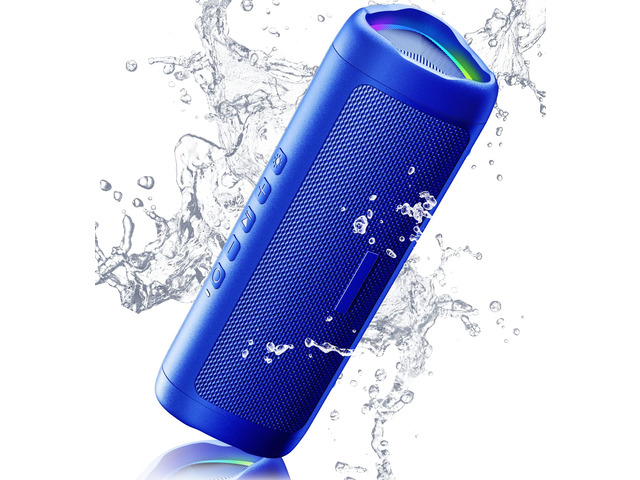 Bluetooth Speaker, 20W HD Sound, Portable Wireless, IPX5 Waterproof, Up to 24H Playtime, TWS Pairing, for Home/Party/Outdoor/Camping/Beach...