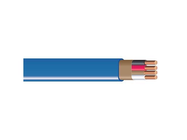 Southwire Romex Brand Simpull Solid Indoor 14/3 W/G NMB Cable 100ft coil - SW 63946828