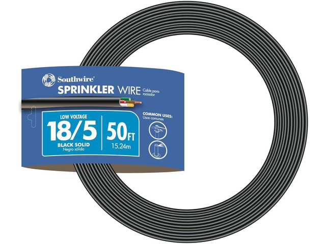 Woods Southwire 49273642 18/7 SOL Burial Sprinkler Wire