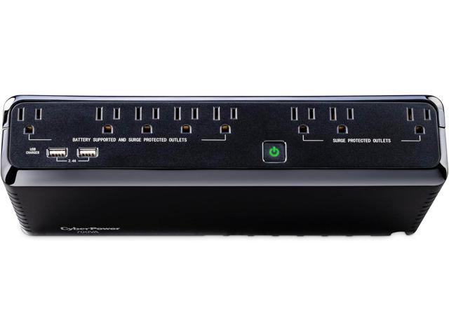 CyberPower SL700U Standby UPS Battery Backup and Surge Protector Surge Protector, 700VA/370W, 8 Outlets, Slim Profile, UL Certified