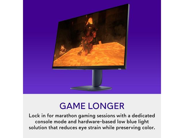 Alienware - AW2725DM 27" IPS LED QHD 180Hz 1ms FreeSync and G-Sync Compatible Gaming Monitor with HDR (HDMI, DisplayPort) - Interstellar Indigo - image 5