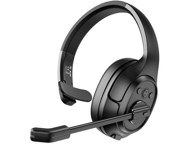Trucker Bluetooth Headset with Microphone, 164ft Wireless Headphones with AI Noise Cancelling(ENC), 57Hrs Worktime, Truck Drivers Headset with Mute...
