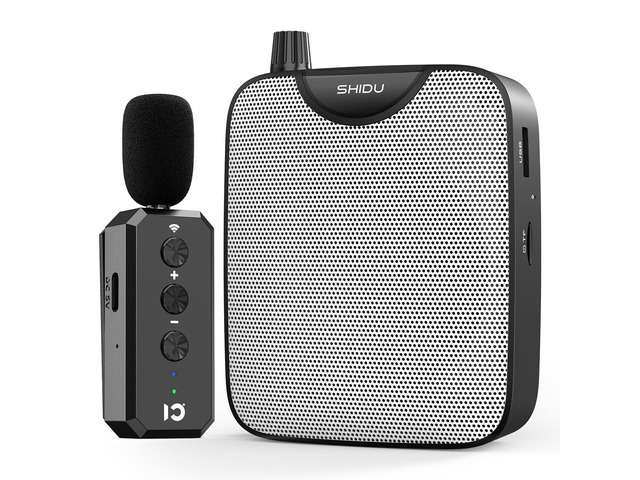 35W Voice Amplifier for Teachers Bluetooth Wireless Lavalier Mic Portable Microphone and Speaker, Power Voice Amplifier Personal Clip on...