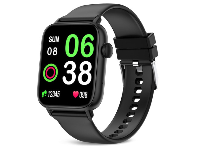 Smart Fitness Tracker Watch with Heart Rate Monitor, Activity Tracker with Pedometer, Sleep Monitor, Calories & Step Counter, Waterproof Smart...