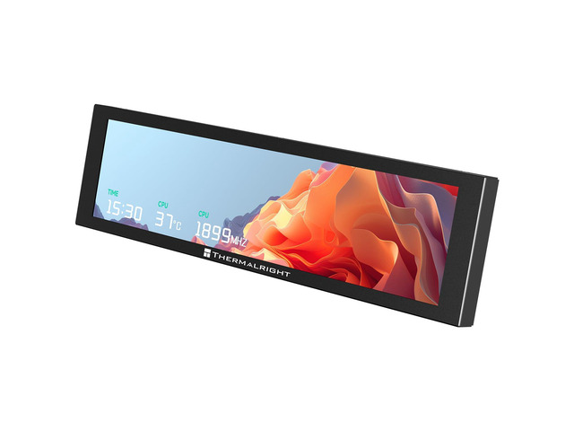 Trofeo Vision LCD Black,9.16 Inch Magnetic IPS Screen,1920x480 Resolution,Removable in Every Corner of the Chassis,Water-Cooled Radiator Exclusive...