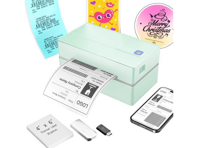 Thermal Shipping Label Printer 4x6 Bluetooth Label Maker for Small Business Wireless Mailing Shipping Printer for USPS UPS Amazon Shopify Etsy -...