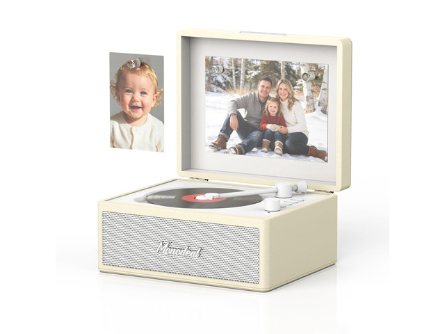CD Player Portable,Retro CD Player with Bluetooth 5.0 & Dual HiFi Speakers,Magnetic Back Cover for Photos,2000mAh Battery,Remote Control, with...