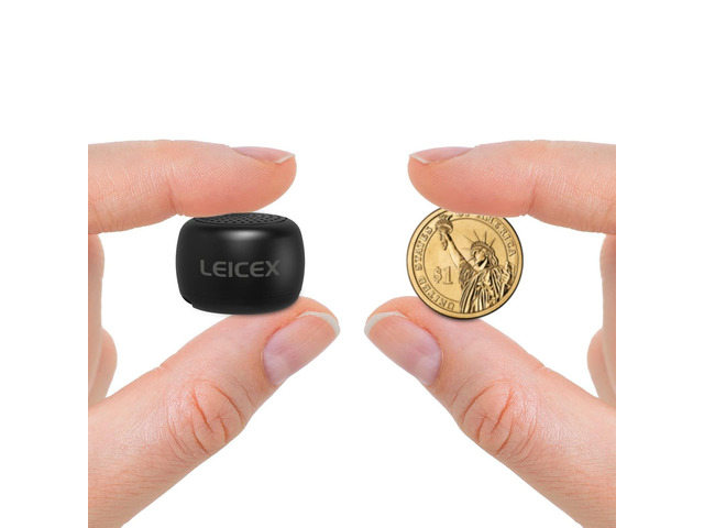 Mini Bluetooth Speaker, Small Tiny Portable Bluetooth 5.0 Speakers Perfect for Outdoor Indoor(Black)