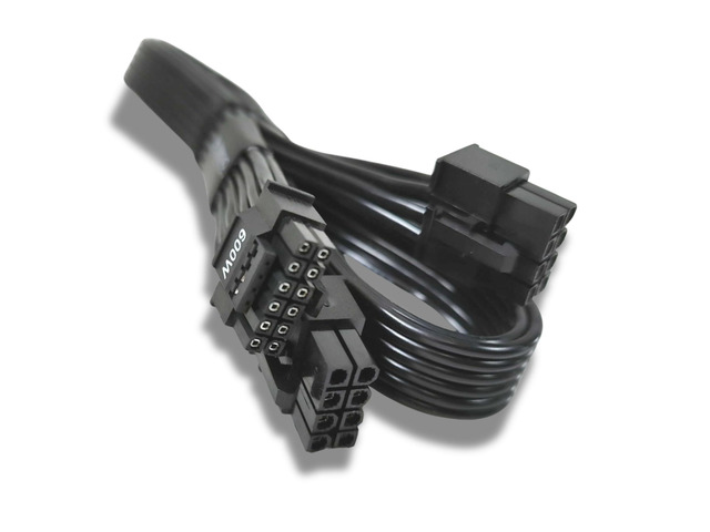 Original OEM ATX 3.0 PCIe 5.0 Cable (8+8 PIN to 12VHPWR 16 PIN) Power Cable for RTX 4090/4080/4070/4060/3090ti Compatible with SuperFlower/EVGA Models