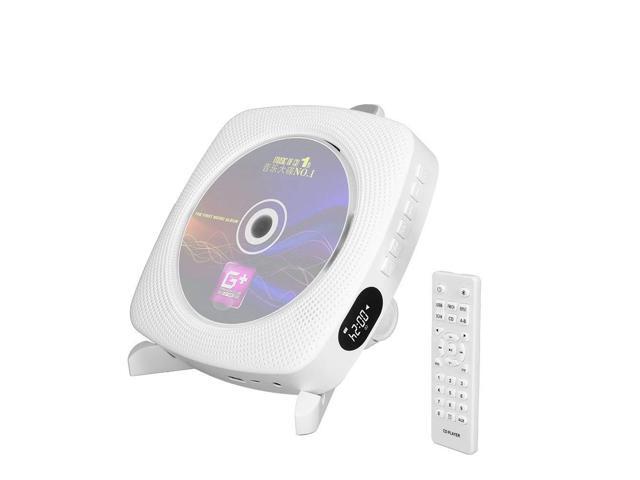 Portable Bluetooth CD Player & Home Audio Boombox with FM Radio Features Bluetooth HiFi speaker, USB flash player, AUX line-in, and FM radio....