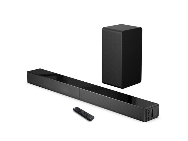 31 Inch Soundbar with Subwoofer, Surround Sound System for TV 160W 2.1 system with a dedicated subwoofer, 4 EQ modes, Night Mode, HDMI ARC,...