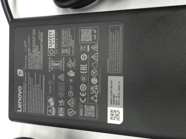 Lenovo 400W ADL400SDC3A AC Adapter for Lenovo Legion Pro 7i Gen 10 Intel 16 inch 2025 Gaming Laptop. ADL400SCC3A.