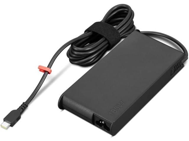 Lenovo ThinkPad Mobile Workstation 180W USB-C GaN Slim AC Adapter for ThinkPad P16 Series-P16 G3 21RQ 21RR, ThinkPad T16g Series-T16g G3 21V5 21V6,...