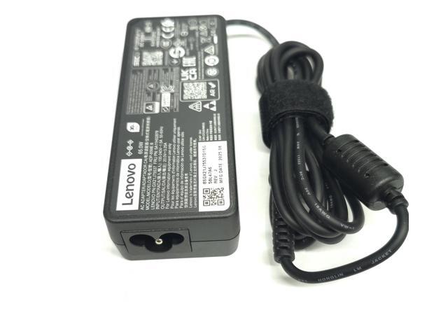 Lenovo 65W Round Tip AC Adapter - GX20K16005 for Essential- Yoga 330-11IGM, IdeaPad S100 Series-IdeaPad S145-15IWL, Flex Series-ideapad Flex...