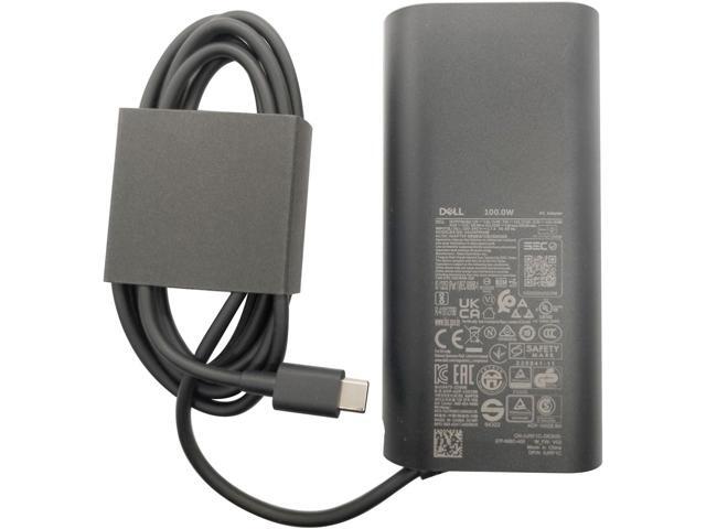 Dell 100W Laptop Charger USB C Type C GAN AC Adapter, XPS 14 9440 AC Charger, Latitude 9440 AC Adapter, Black, DA100PM220