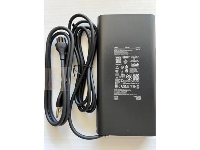 Dell Laptop Charger 280W Barrel 7.4mm tip GAN AC Adapter for Alienware M16 R2, Alienware M18 R2, Precision Workstation 3280 Compact, LA280PM230,...