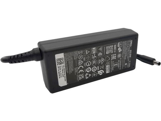 Dell 65W 4.5mm tip Laptop Charger,VOSTRO 3420 3425 3510 3515 3520 3525 5410 5415 5510 5515 5620 5625 AC Adapter, Black, HKA65NM201