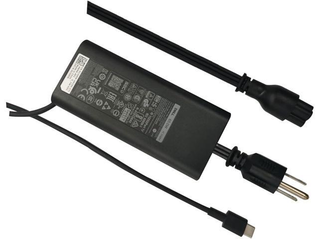 Dell Laptop Charger 65W USB-C,AC Adapter with Power Cord Cable,LA65NM190, HA65NM190, DA65NM190, HKA65NM200, Black
