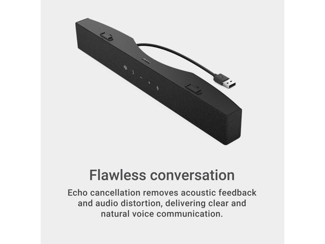 Dell Pro Premium Conferencing Soundbar - SB725 - Controls End/Call/Volume Down/Volume Up/MS Teams, LED Status Indicator, Wired, AI-Based Noise...