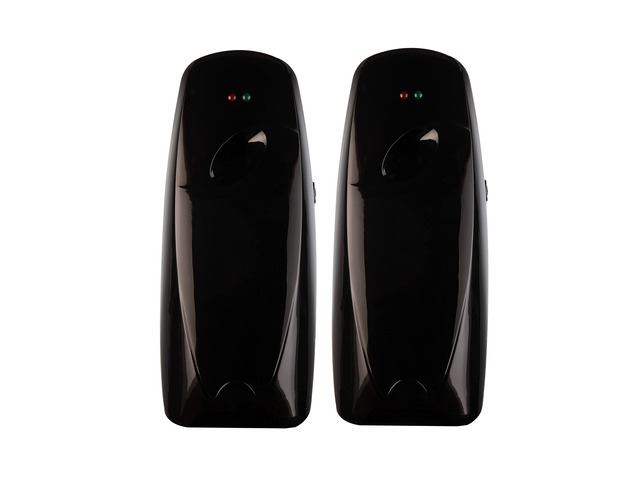Automatic Air Freshener Spray Dispenser (2-Pack) Wall Mounted or Free Standing, Commercial and Home Use, Multiple Time Scent/Mist Release Settings...