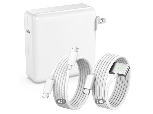 100W Charger for MacBook Pro 14 16 inch MacBook Air 13 15 inch 2025 2024 2023 2022 2021 M4 M3 M2 M1, 100W GaN Power Adapter, 6.6FT USB C to 3...