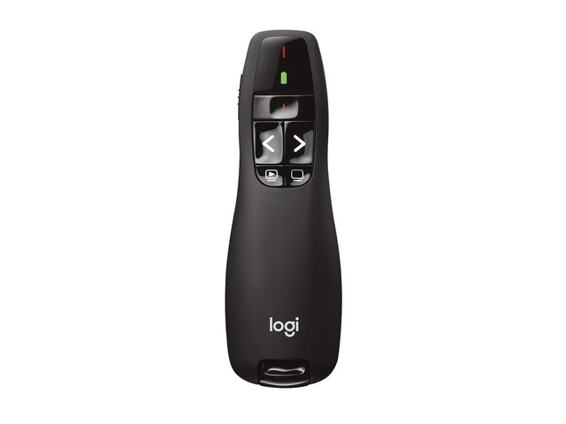 Wireless Presenter R400 USB A PowerPoint Clicker with Laser USB-A connection, PowerPoint clicker, presentation remote control