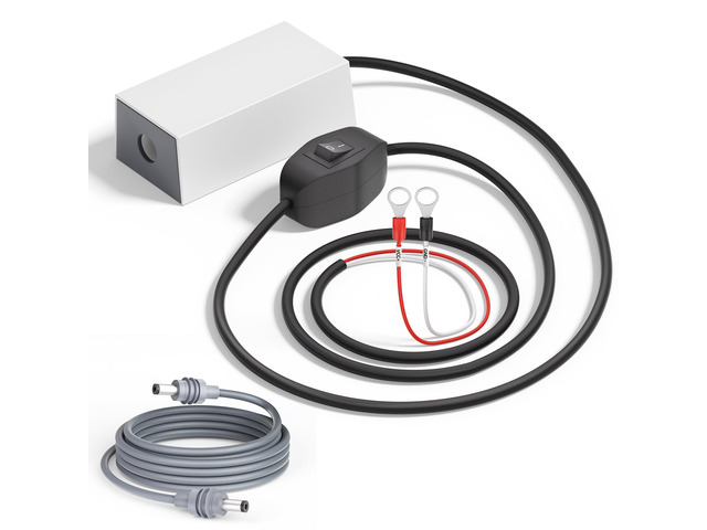 Starlink Mini 12V Battery Adapter with Switch 12V-24V to 30V 2A Step Up Converter Starlink Mini DC Power Supply Adapter Direct to Battery Cable...