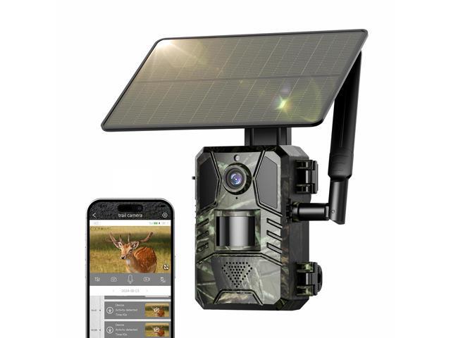 Trail Camera, Cellular Trail Camera with AI Animal Detection, Game Camera Built-in SIM Card 4G Unlimited Data Plan 2K Live View Game Cameras with...
