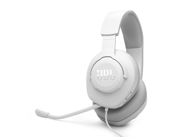 Quantum 100M2 Wired Gaming Headset, Detachable Mic - White Memory Foam Ear Cushions And 3.5 Mm Jack Work With PC, PlayStation, Xbox, Nintendo...