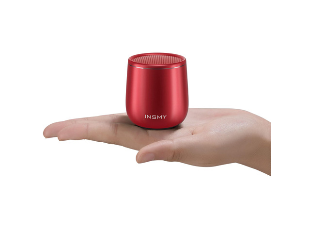Small Bluetooth Speaker, Waterproof Mini Portable Wireless Speakers Punchy Bass Rich Audio Stereo Pairing, Handheld Pocket Size, Built in Mic for...