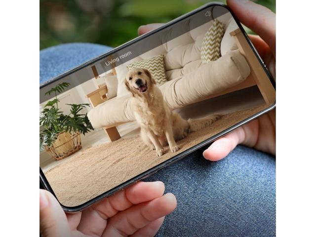 Blink Mini 2K+ (newest model) Plug-in Home & Pet Indoor Security Camera with 2K video resolution, night vision, enhanced audio, motion detection ...