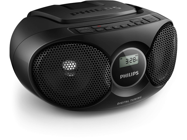 Portable CD Player Boombox Radio CD Player Combo for Home, Stereo Sound Speakers and MP3/CD-R/RW Compatible, Programmable CD Player with FM...