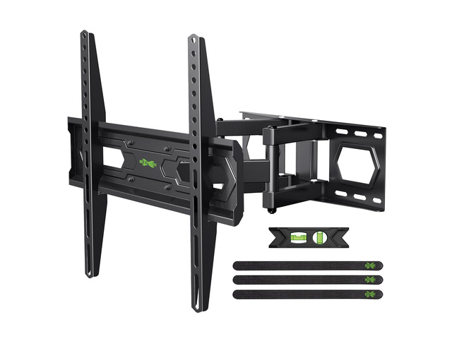 TV Wall Mount for 32-74 inch Flat Screen/LED/4K up to 110lbs, Full Motion TV Mount Bracket with Swivel & Tilt Articulating Dual Arms, Max VESA...