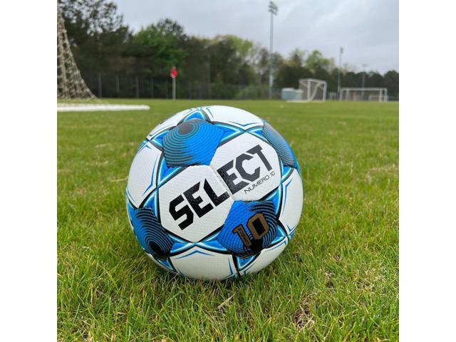Select Numero 10 Soccer Ball, White/Blue/Black V25, Size 5