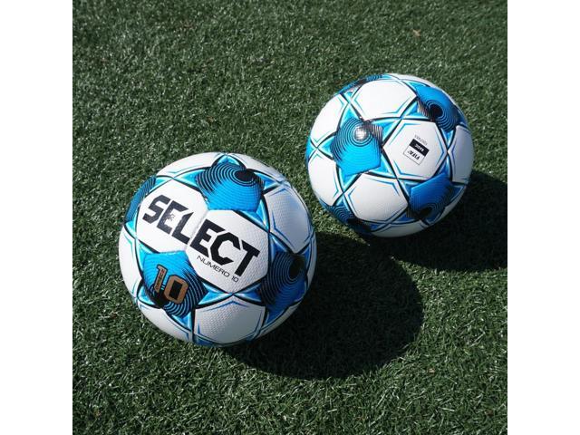 Select Numero 10 Soccer Ball, White/Blue/Black V25, Size 5